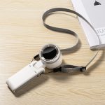 Turbo Fan Handheld Rechargeable Fan – Portable Mini USB Foldable Neck Fan (1800mAh) - Image 4